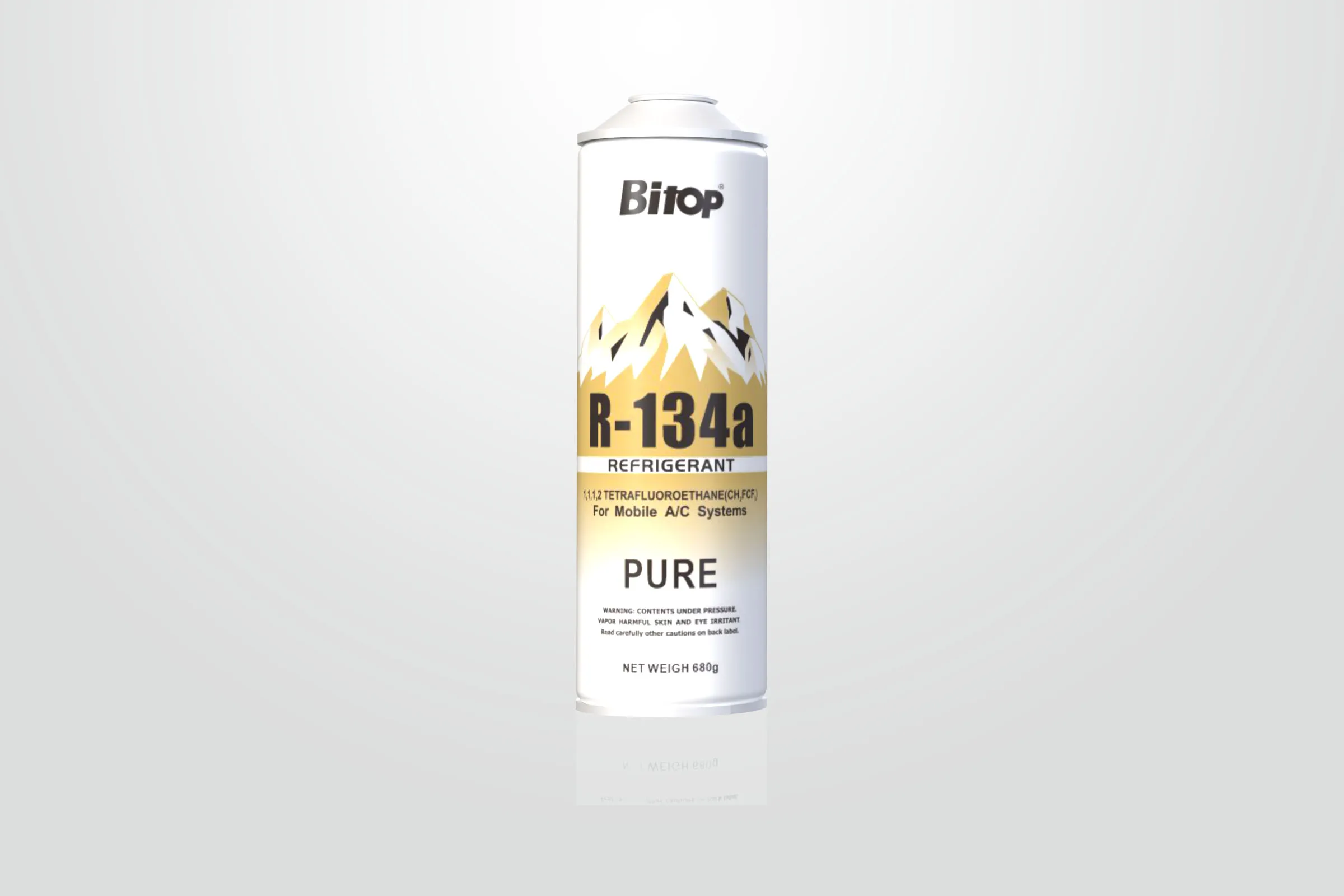 Чистый вес хладагента R134a для автомобильного кондиционирования воздуха