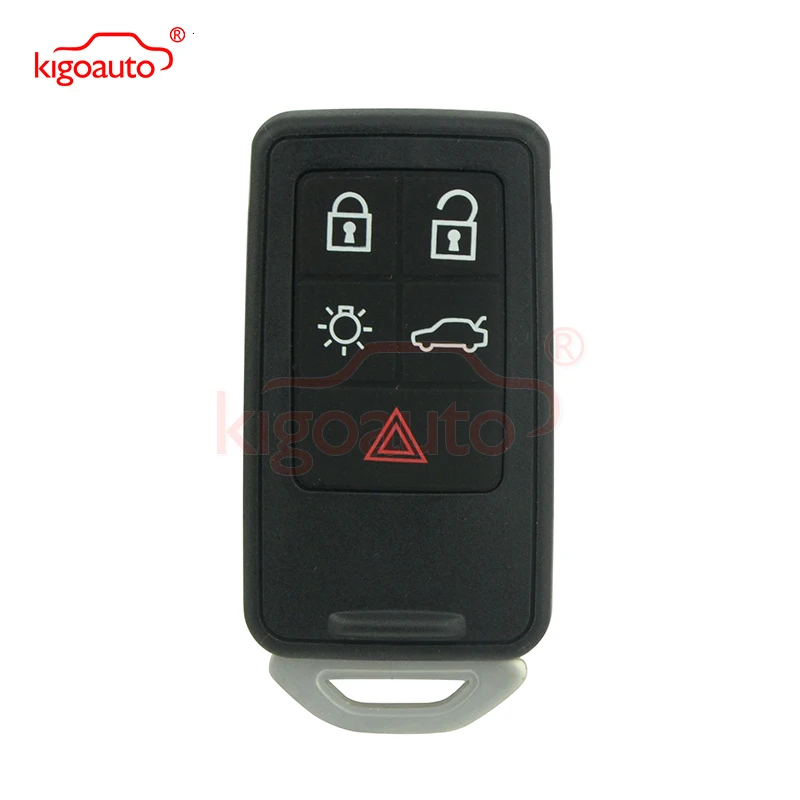 KR55WK49264 смарт-ключ чехол в виде ракушки 5 Кнопка для Volvo 2007 2008 2009 2010 2011 XC70 V70 XC60 S80 S60 kigoauto