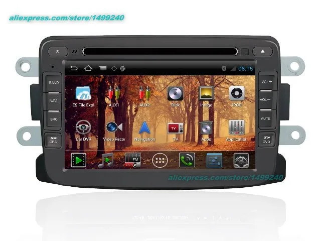 Liandlee для Renault Sandero 2009-2015-Автомобильный Android GPS-навигатор Радио ТВ DVD-плеер аудио