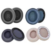soft touch protein leather earpad for anker soundcore life q30 q35 bt headphone ear pads cushion memory sponge cover earmuff