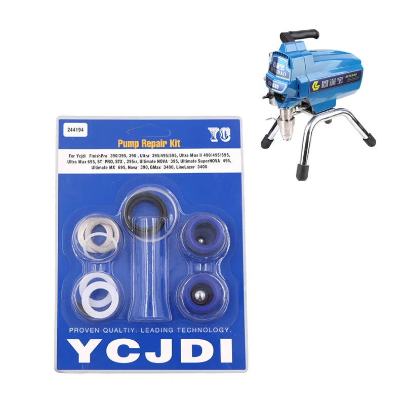 

Послепродажный Набор для ремонта насоса 244194 для распылителя Graco 244194 Spay Gun 390 395 490 495 595