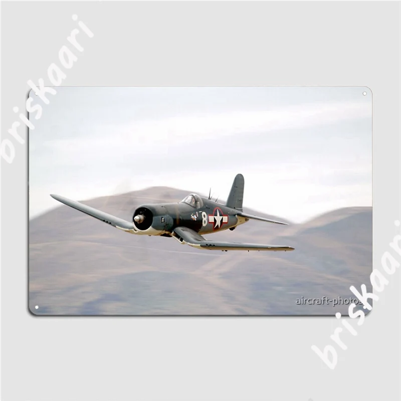

Chance Vought F4u Metal Signs Wall Mural Cave pub Funny Poster Tin sign Posters