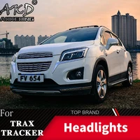 head lamp for trax 2013 2017 headlights fog lights daytime running lights drl h7 led bi xenon bulb tracker car accessories