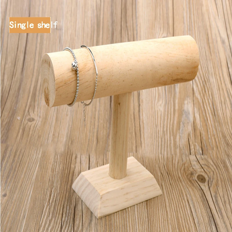 Подставка для ювелирных изделий из массива дерева стеллаж хранения браслетов