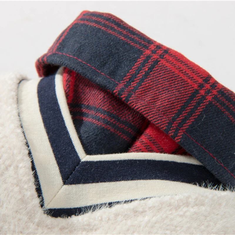 Hipidog Бесплатная доставка костюм для собаки клетчатые рубашки плюшевый свитер с