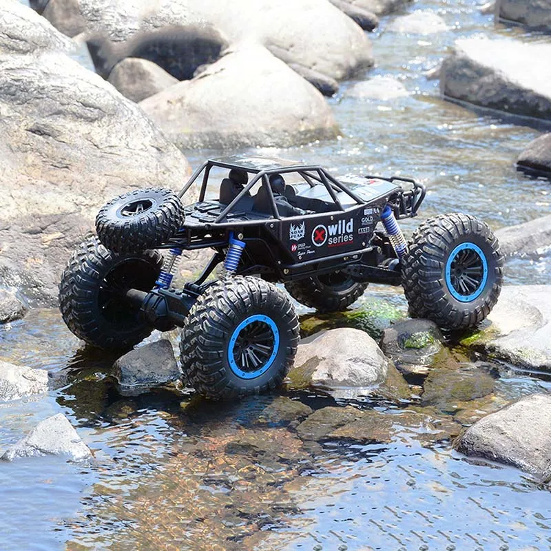 1:10 сплав зарядки RC управления 2,4G 4WD Багги дистанционного альпинизма автомобиль металлический внедорожный автомобиль мальчик дистанционного управления модель игрушки