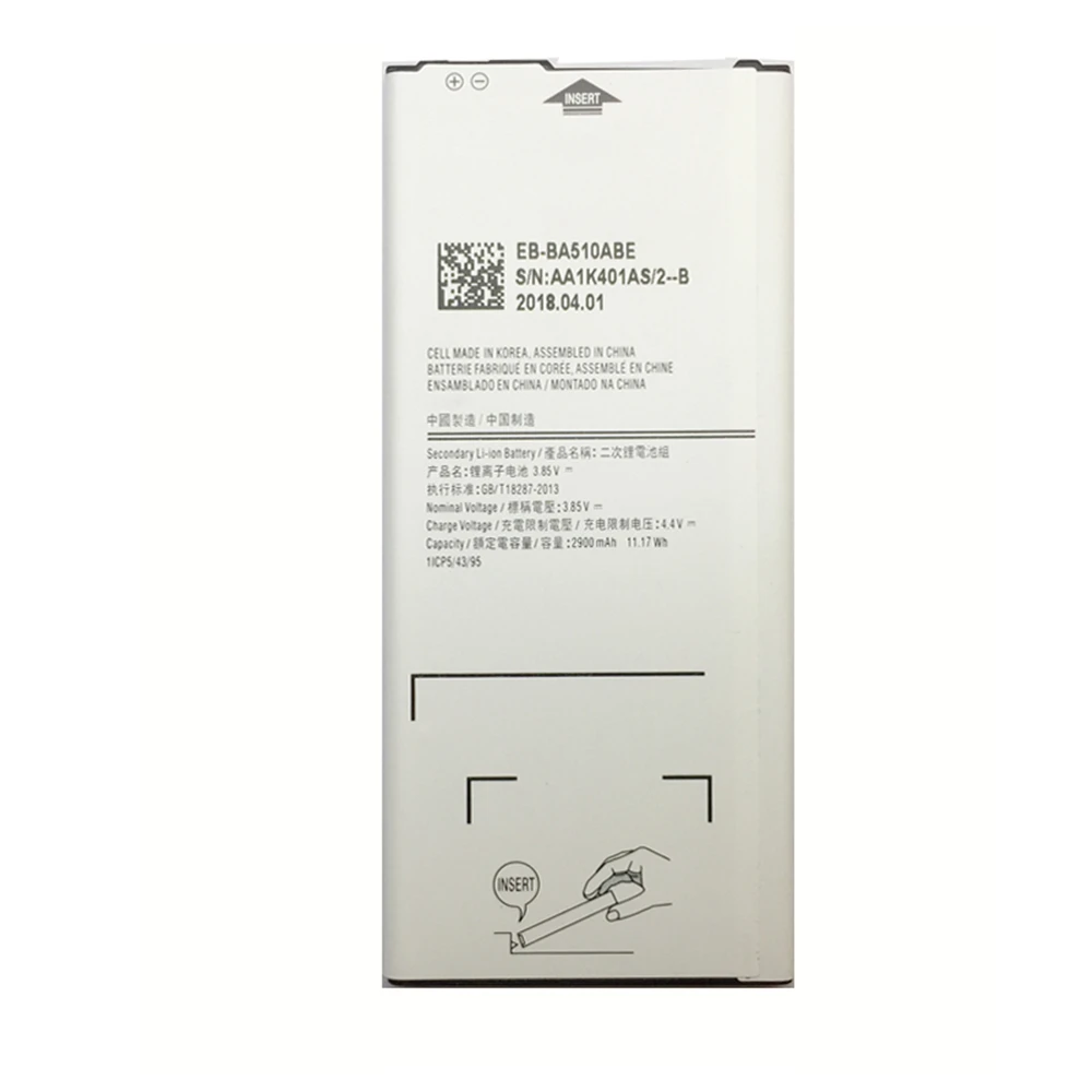 Аккумулятор для сотового телефона Samsung Galaxy A5 2016 A510 A510F A5100 A510M A510FD A510K A510S