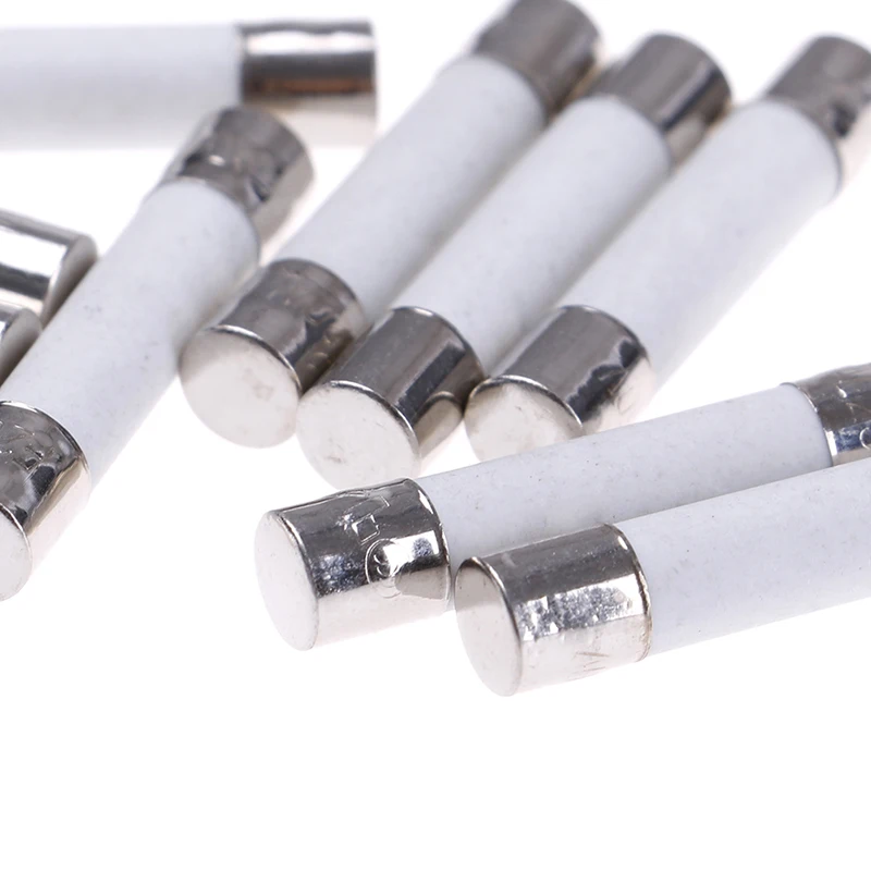 

10Pcs/lot Microwave Ceramic Fuse Electric 20A 250V Home Supplies DIY 6x30mm Wholesale
