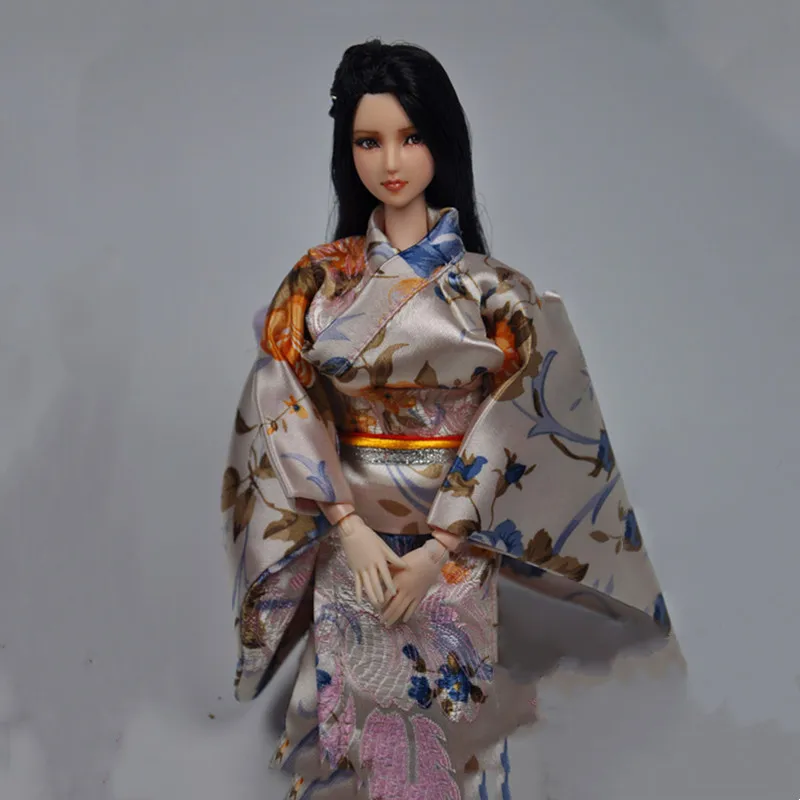 

TB Cy 1/6 Scale Female Custom Doll's Dream Japanese Girl Kimono Clothing Set Model for 12 Inches Action（PH）UD JO LD OB Body