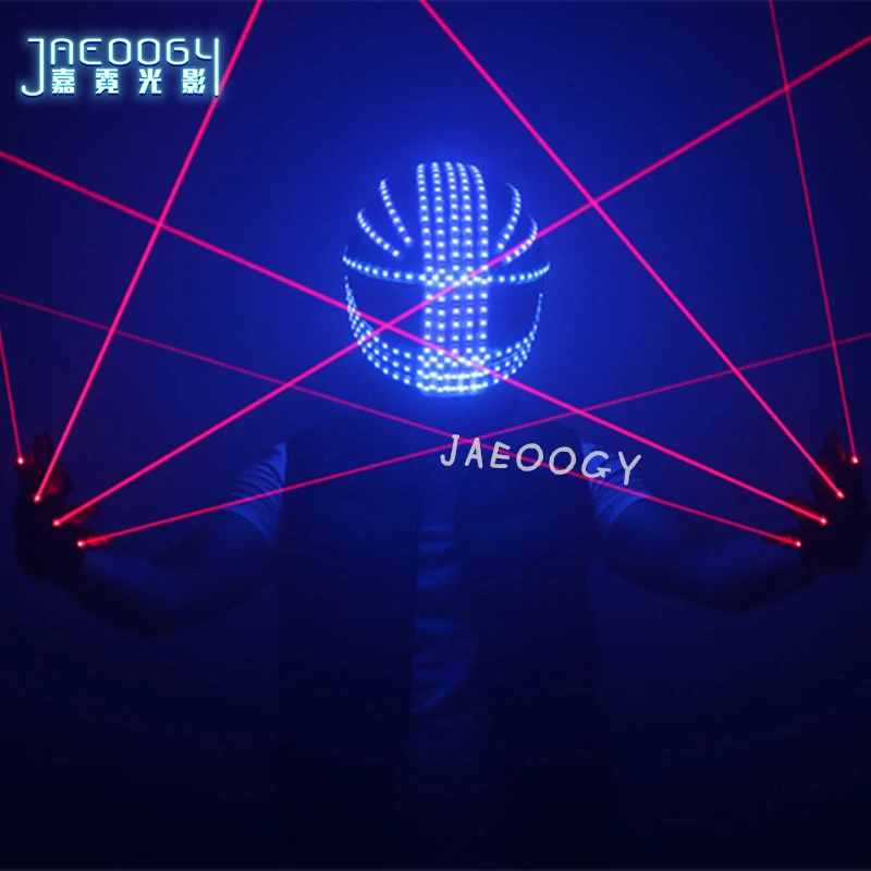 2021 Новый Цвет светодиодный светящийся шлем маска крючок для ночного клуба