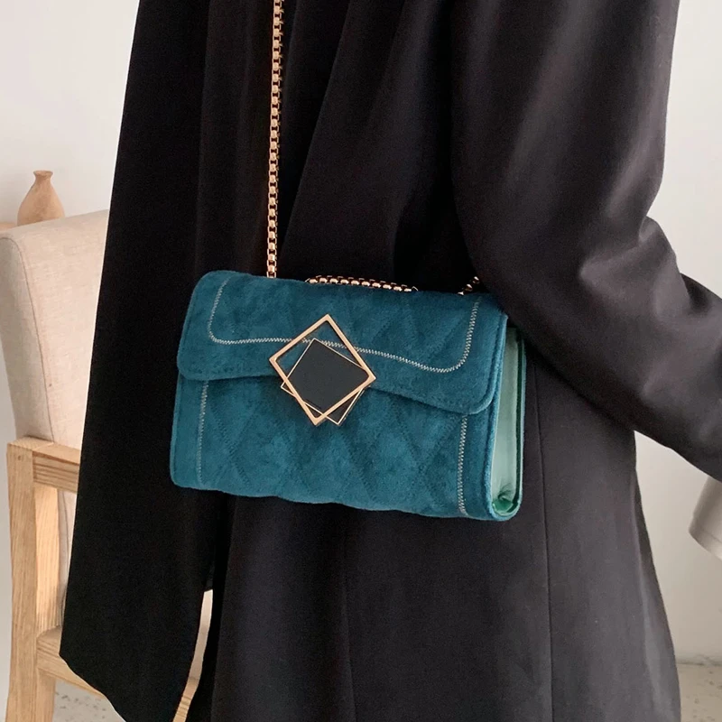 Высококачественная матовая Сумочка мини сумки с клапаном на плечо цепочкой