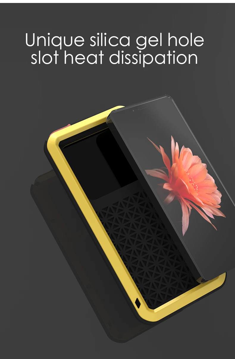 Мощный чехол для Sony Xperia 10 II металлический бронированный ударопрочный