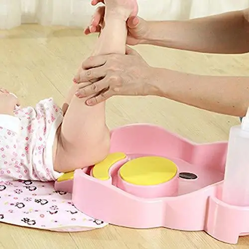 1 шт. Draagbare baby wassen bad Pasgeboren Leuke Cartoon ABS wawawafel Zuigelingen Wassen Ass Hoofd Bad groothanдель # TC|Детские