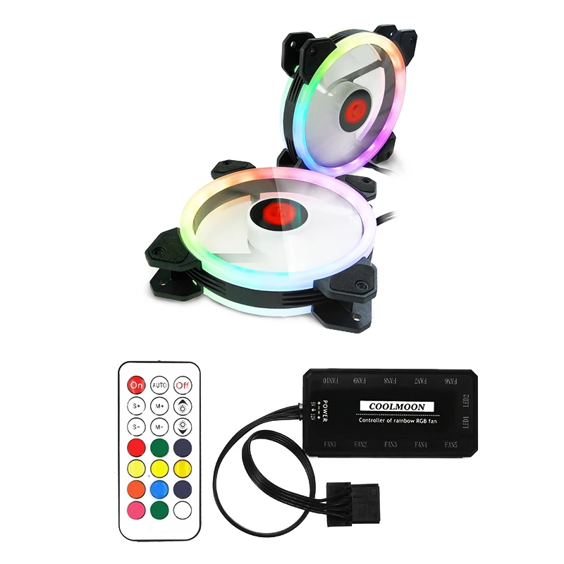 COOLMOON пульт дистанционного управления RGB светодиодный светильник контроллер |