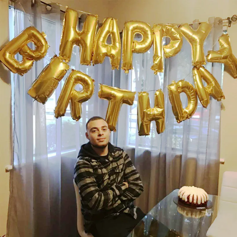 16 дюймов фольга для дня рождения воздушные шары малышей Первый первый день