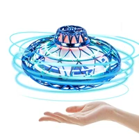 lighting rc ufo flying helicopter drone toy gesture hand controlled home outdoor racing games children boys halloween gift