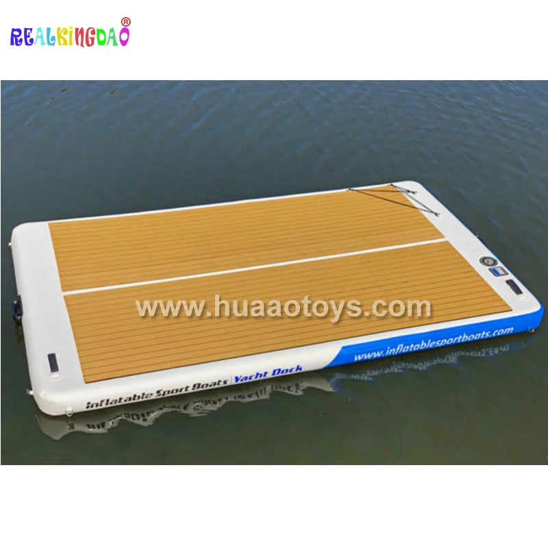 Pаспродажа Прочная, нескользящая, надувная, плавающая лодка, док-станция, Понтонный поплавок, платформа, водный Коврик для йоги