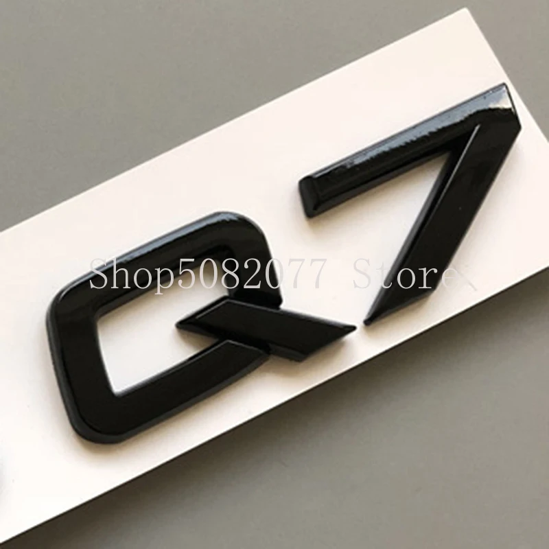Эмблема с буквенным номером для Audi S R S3 S4 S5 S6 S7 S8 RS3 RS4 RS5 RS6 RS7 RSQ3 RSQ5 RSQ7 TTS TTRS наклейка