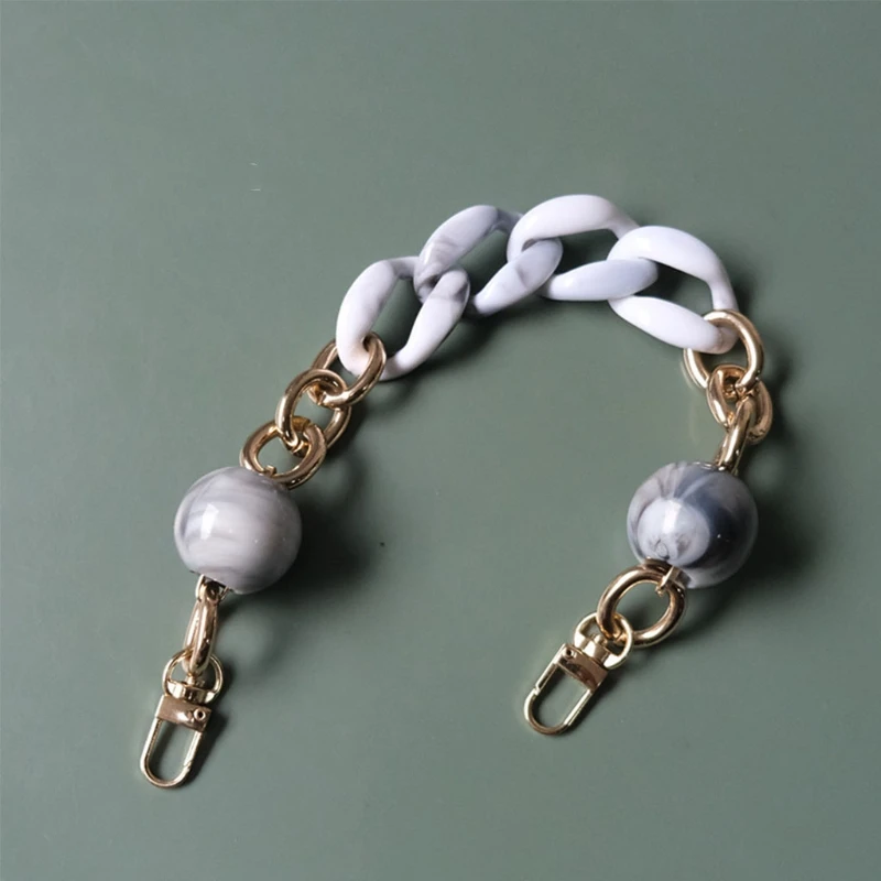 

New Fashion Woman Handbag Accessory Parts Round Chain Detachable Replacement Strap Shoulder DIY Tool G5AE