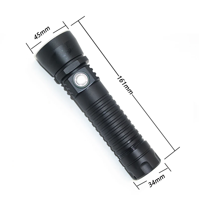 Оригинальный светодиодный фонарик для дайвинга CREE XM-L2 U3 D26 фонафонарь с плавным