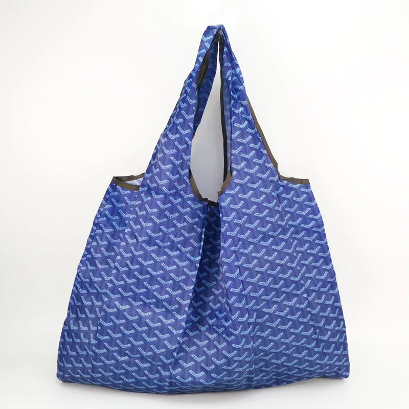 

Fashionable Waterproof One-shoulder Foldable Shopping Bag Portable Thickening Portable Grocery Bag Green Supermarket Storage Bag