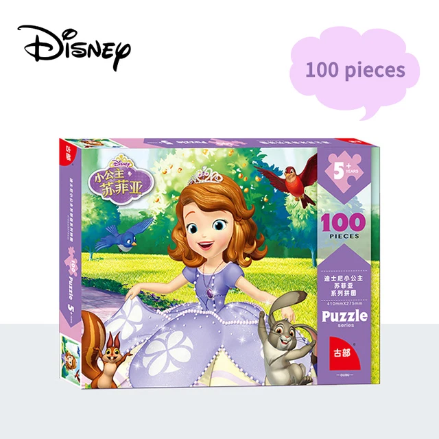 

Disney Cartoon Children Gifts New Princess 100 Piece Puzzle Marvel Spiderman Thomas Cartoon Children Puzzle Educational Toys