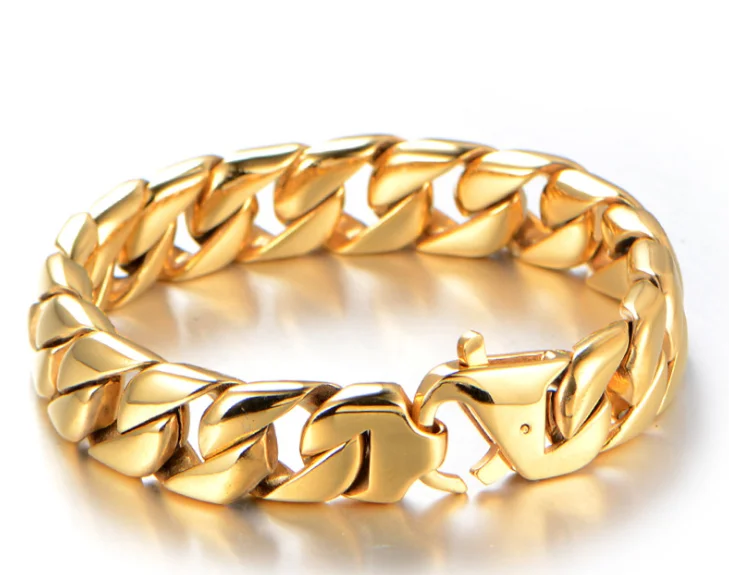 

BOETIEK brand casual titanium plated bracelets for men