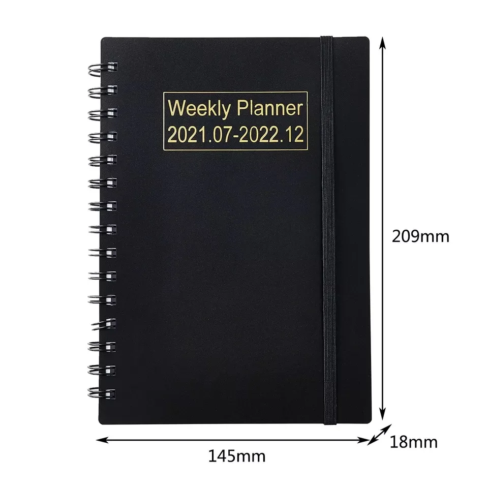 Английский ежедневник еженедельный ежемесячный планировщик блокнот скетчбук