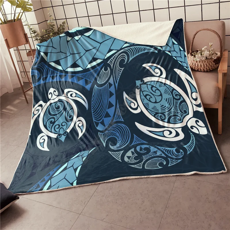 

Premium Two Turtles 3d printed fleece blanket Beds Hiking Picnic Thick Quilt Fashionable Bedspread Sherpa Throw Blanket