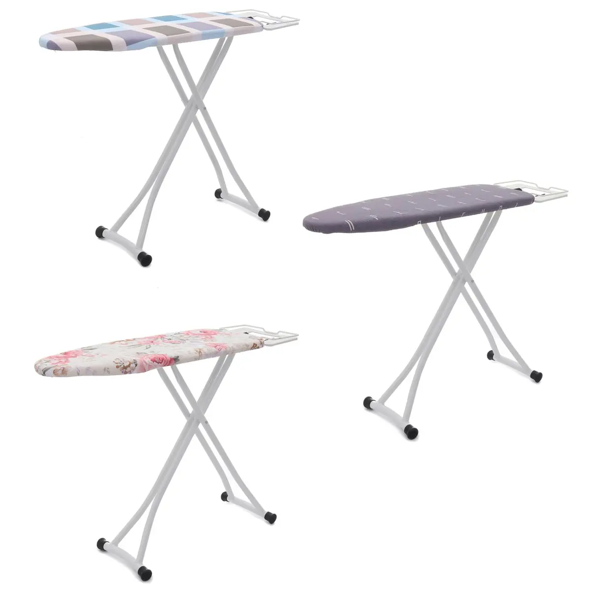

Folding Ironing Board Ironing Clothes Racks 360 Degree Rotation Removable Cotton Cover Height Adjustable Household Ironing Board