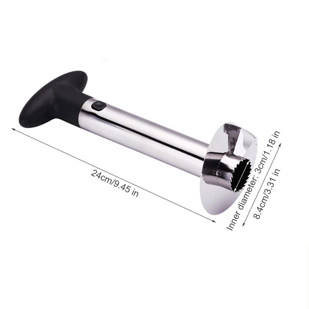 

1Pc Stainless Steel Easy to use Pineapple Peeler Accessories Pineapple Slicers Fruit Knife Cutter Corer Slicer Kitchen Tools