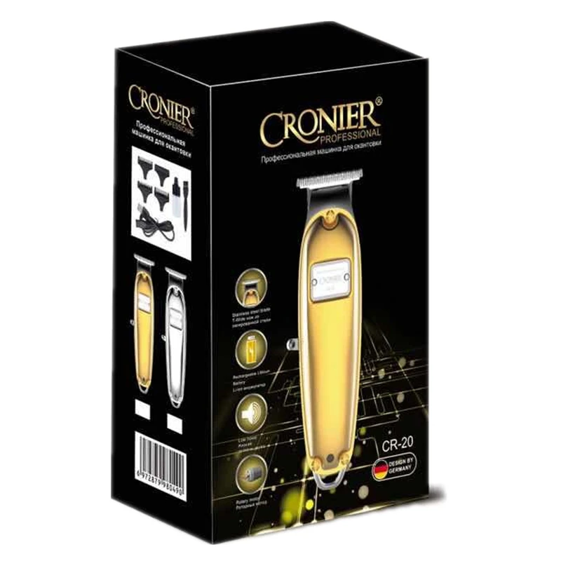 

Professional metal housing hair trimmer barber cordless hair clipper men electric hair cutting machine rechargeable haircut tool