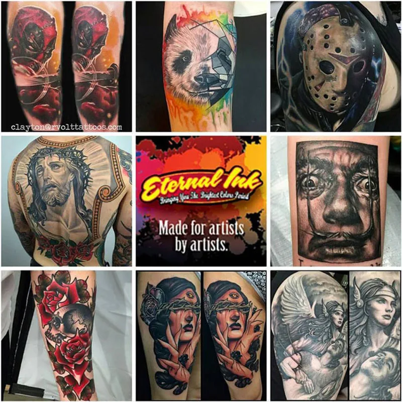 Набор чернил для татуировок 16 шт. набор перманентного макияжа пигментов бровей