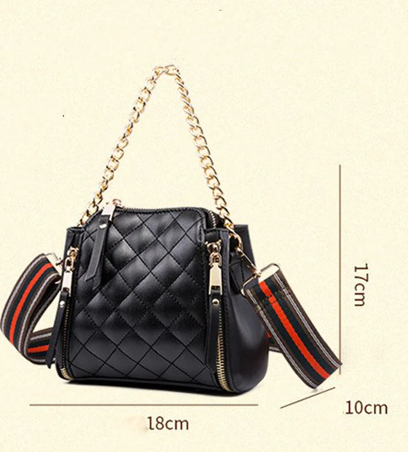 Сумка на плечо с вышивкой женские дорожные сумки кожаная стеганая сумка из