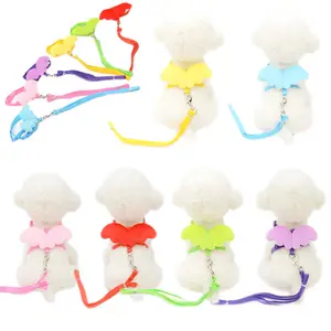 Поводок с крыльями для собак, поводок, Херувим, жилет для кошек, нагрудный ремень для щенков, маленьких чихуахуа, Мопсов, плюшевых выгулов, новинка