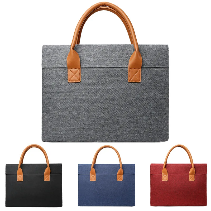 

2021 New Business Laptop Handbag for Ipad Pro 12.9 Case Macbook Huawei Dell Lenovo 13.3 15.6 Inch Notebook Computer Case Bag