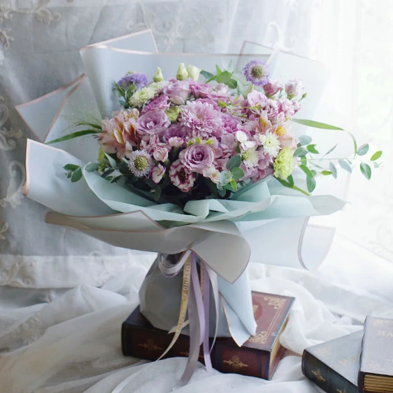 20 шт Упаковка букета материал Танабата Новый оберточная бумага для цветов в