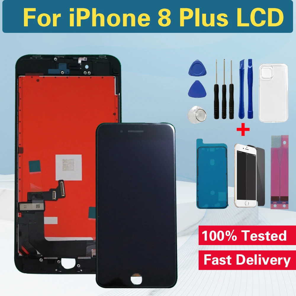 5 &quotтестирование Pantalla для iPhone 8 Plus ЖК-экран 3D Сенсорная панель дигитайзер сборка