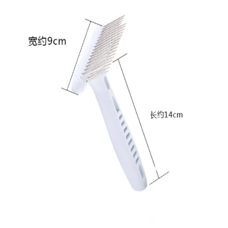 White Rake Comb for Dogs Brush Short Long Hair Fur Shedding Remove Cat Dog Brush Grooming Tools Pet Dog Supplies
