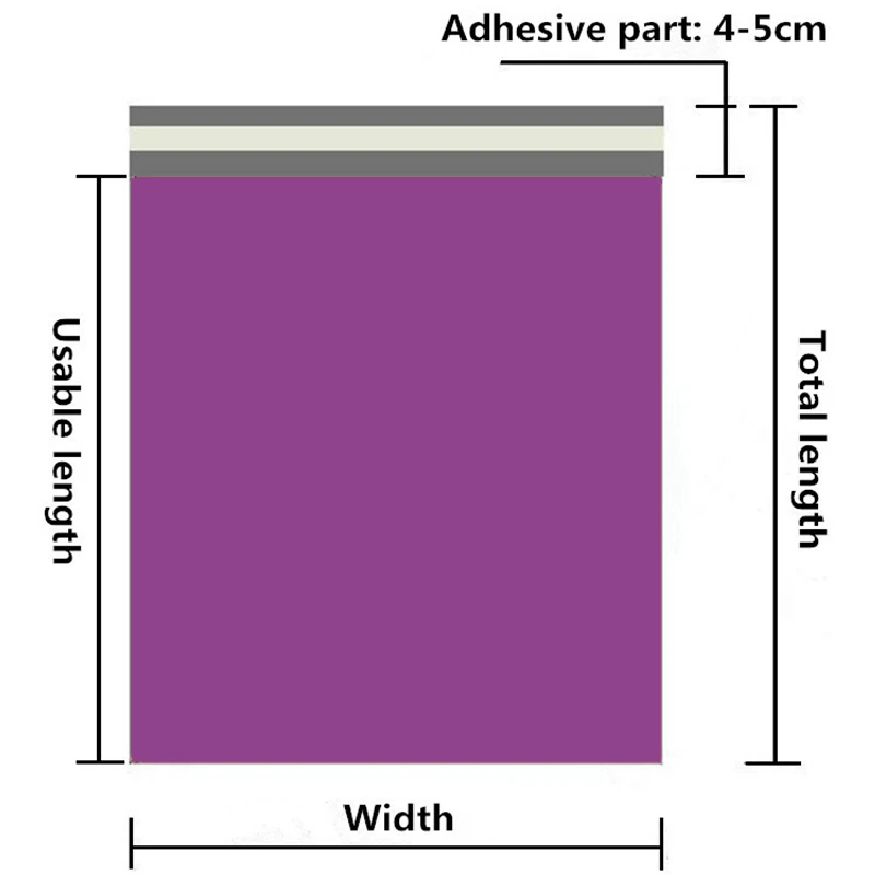 

100pcs 37*25.5cm Christmas Packaging Bag Courier Bag Floral Poly Envelope Mailer Self Seal Plastic Mailing Express Storage Bag