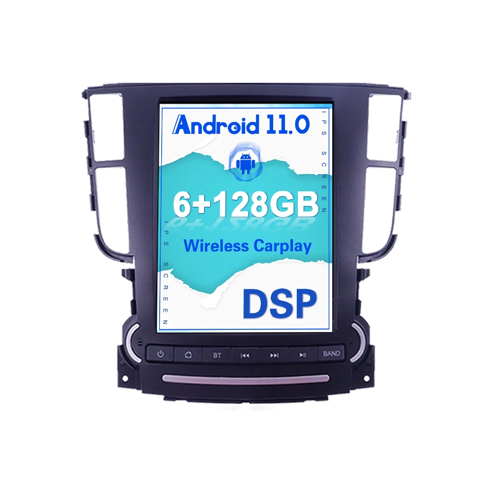 

Автомобильная стереосистема на Android 11,0, 8 ядер, 6 ГБ + 128 ГБ, для Honda Acura TL, автомобильное радио, Carplay, GPS-навигация