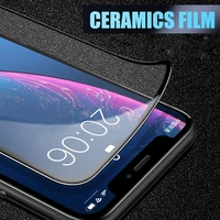 soft ceramic film for iphone 12 11 pro max 12mini x xs xr xsmax 5 6s 7 8 plus full cover protective glass 9d screen protector