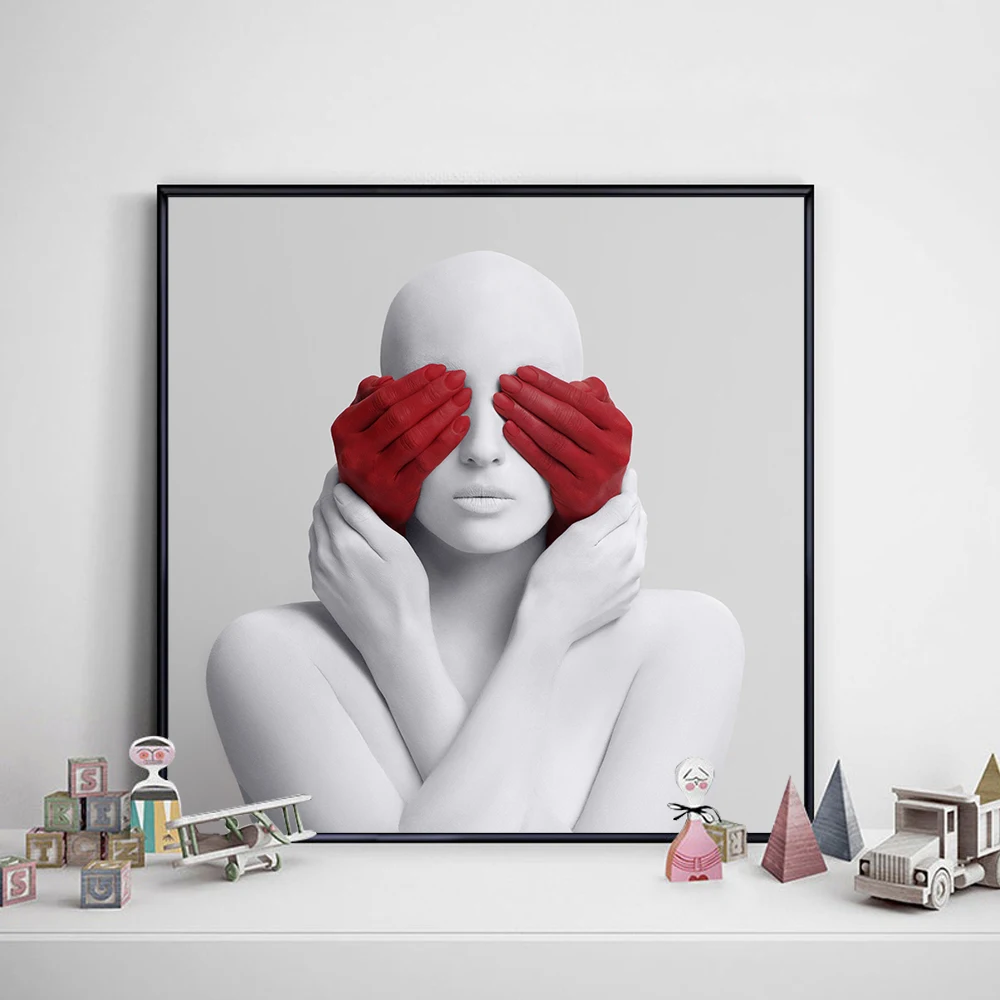 

3D Visual Figures Abstract Wall Art Poster Pictures Prints Nordic Scandinavian Artwork Canvas Paintings Living Room Home Decor