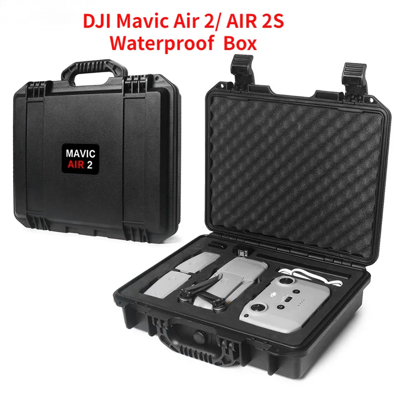 

Водонепроницаемый чехол для Mavic Air 2, Жесткий Чехол, Защитная сумка для дрона, Дорожный Чехол для DJI Mavic Air 2S, сумка для хранения, аксессуары