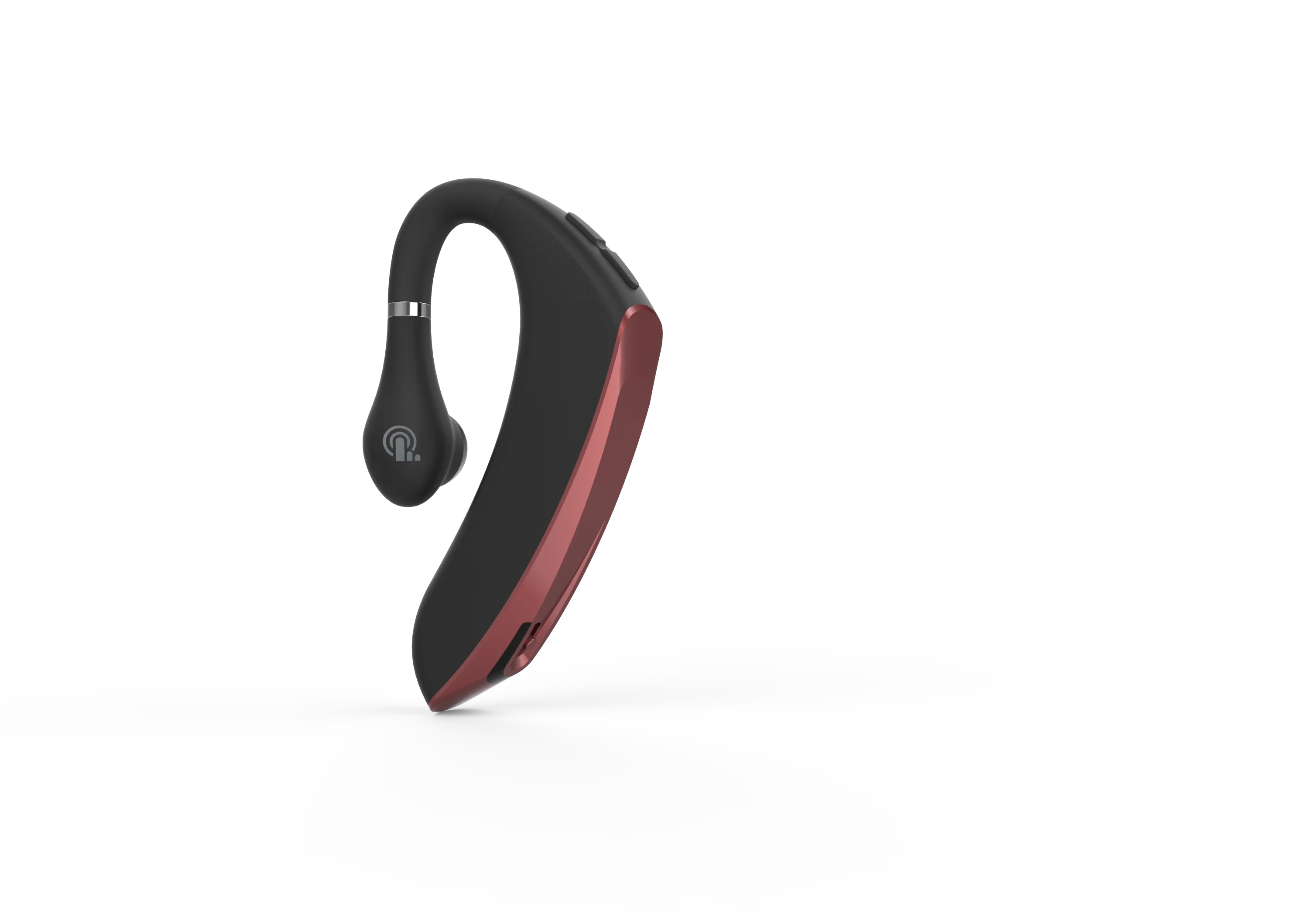 Bluetooth гарнитура беспроводной наушник с выключателем звука и шумоподавлением