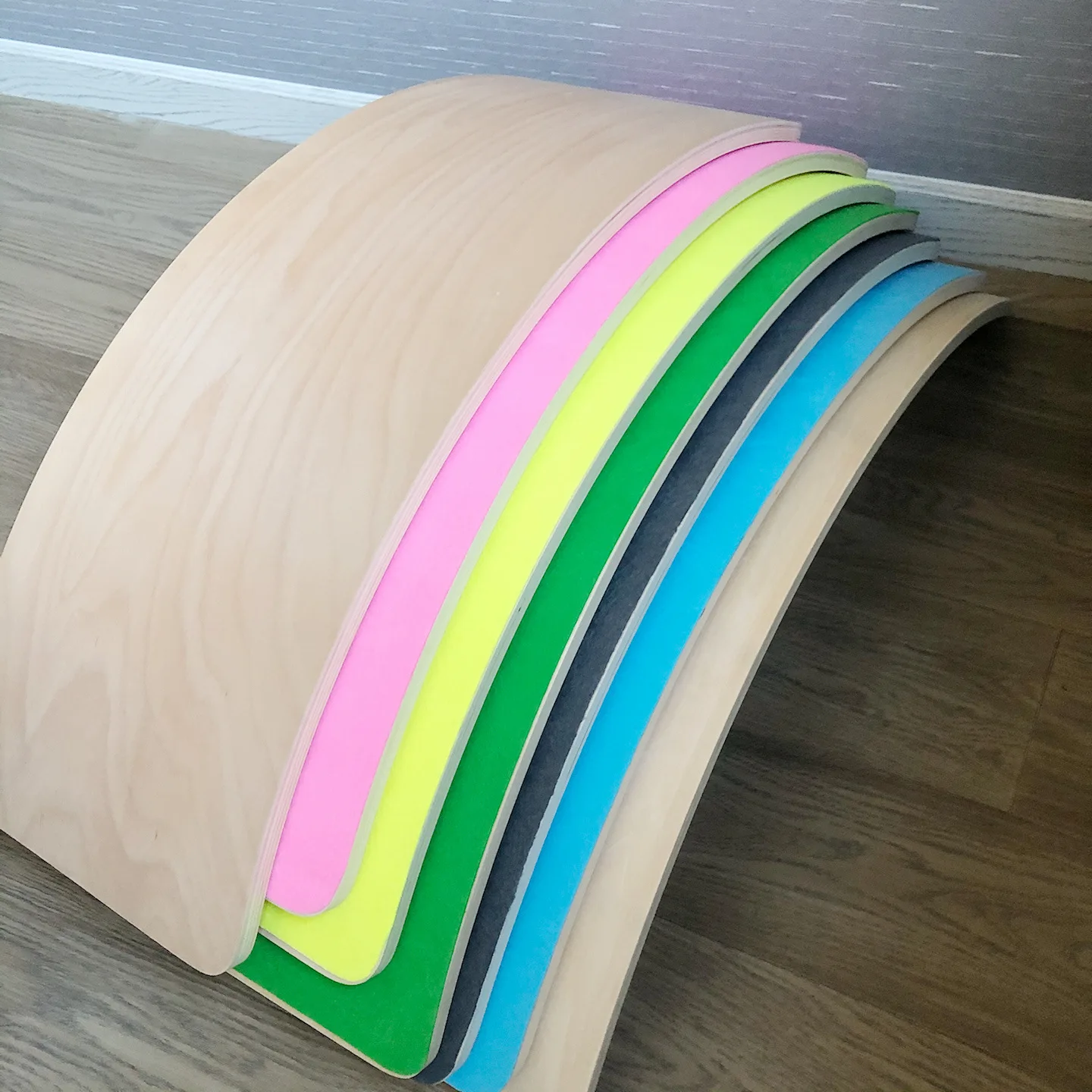 

Children Wood Balance Board Kids Game Wobble Board Balance Workout Twist Board Fitness Training Plate Exercise Equipment Seesaw