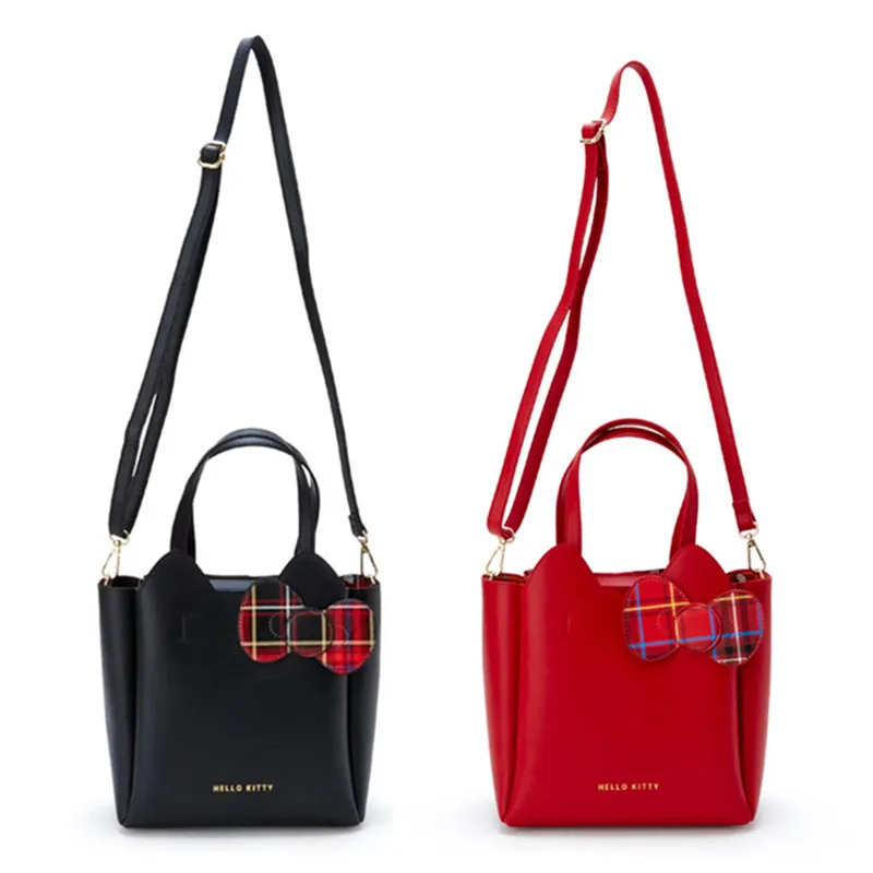 

Fashion Cat Leather Messenger Shoulder Bag Handbag Dual-use Ladies Blue Black Red Crossbody Bags for Women Vintage Bucket Bag