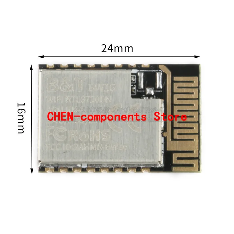 

RTL8720DN BW16 Bluetooth WiFi + Bluetooth 5,0 Wifi IIC I2C/SPI/UART/PWM