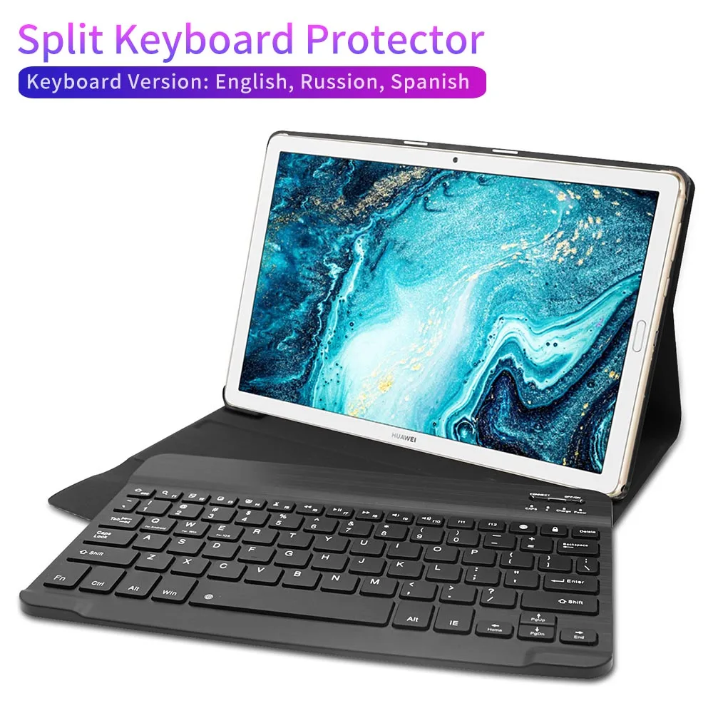 10.8 Inch Case for Huawei M6 Bluetooth Keyboard Protector Split Keyboards English Russian Spanish | Компьютеры и офис