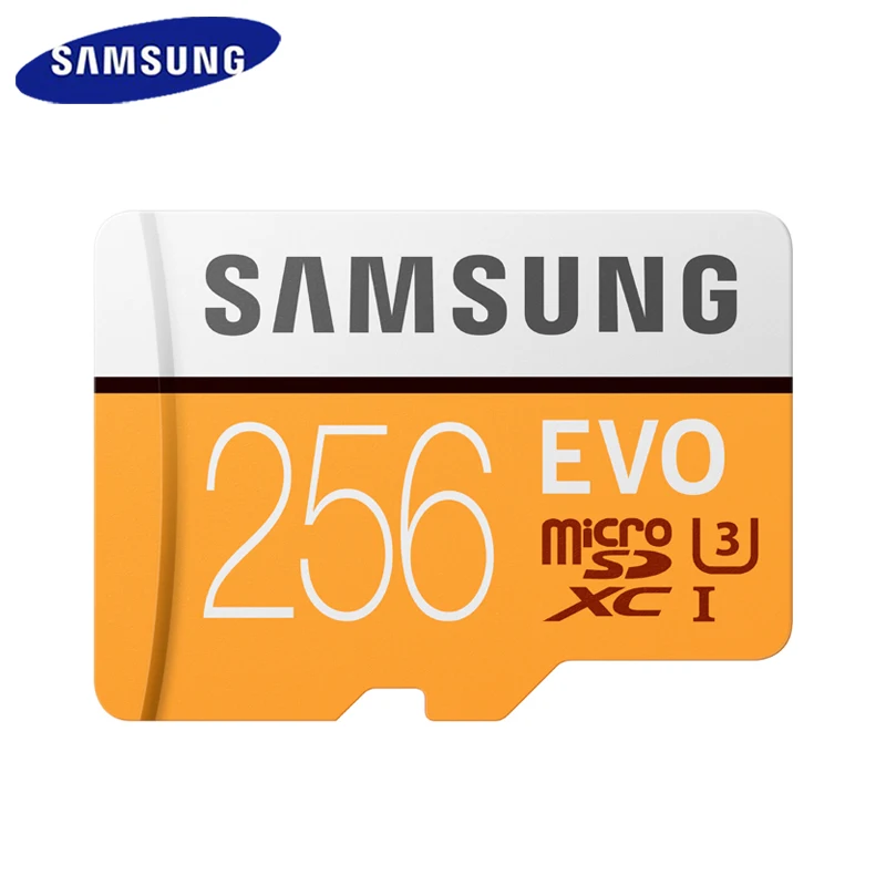 Карта памяти MicroSD Samsung EVO micro SD card 64 г 128 256G Class10 флэш карта C10 UHS I U1 / U3 4K TF карты|Карты